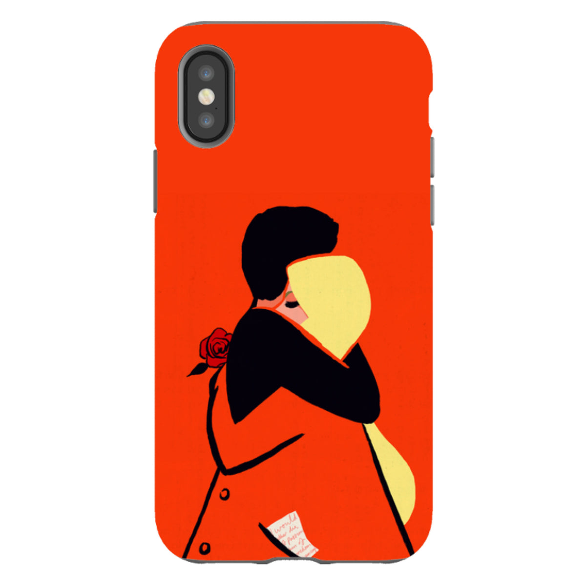 iPhone Tough Case - Red Embrace