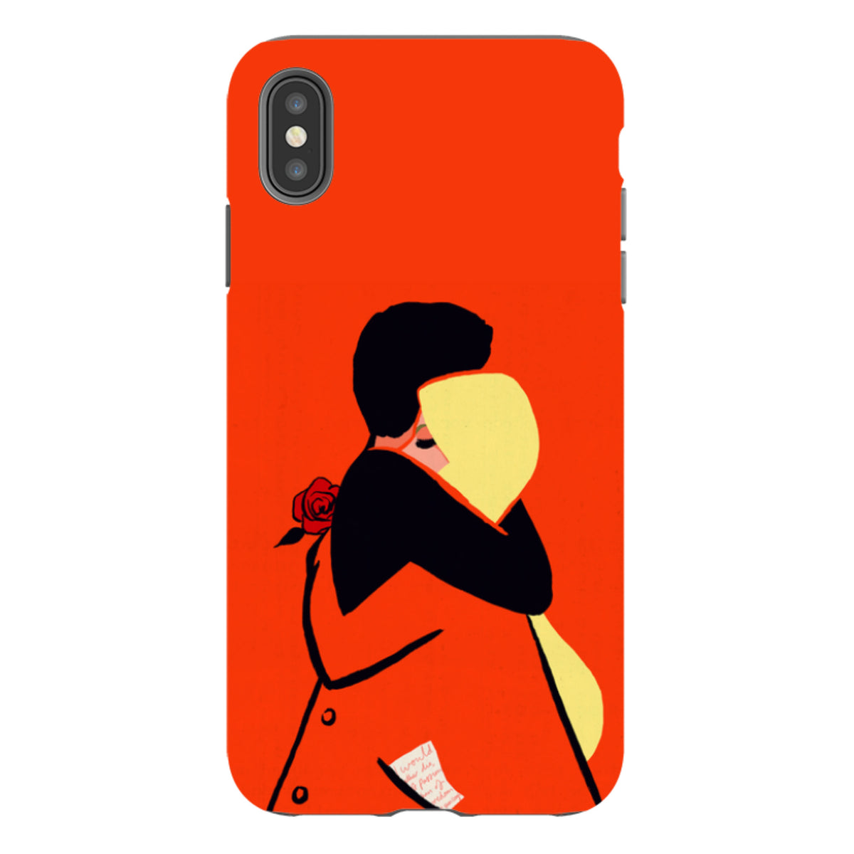 iPhone Tough Case - Red Embrace