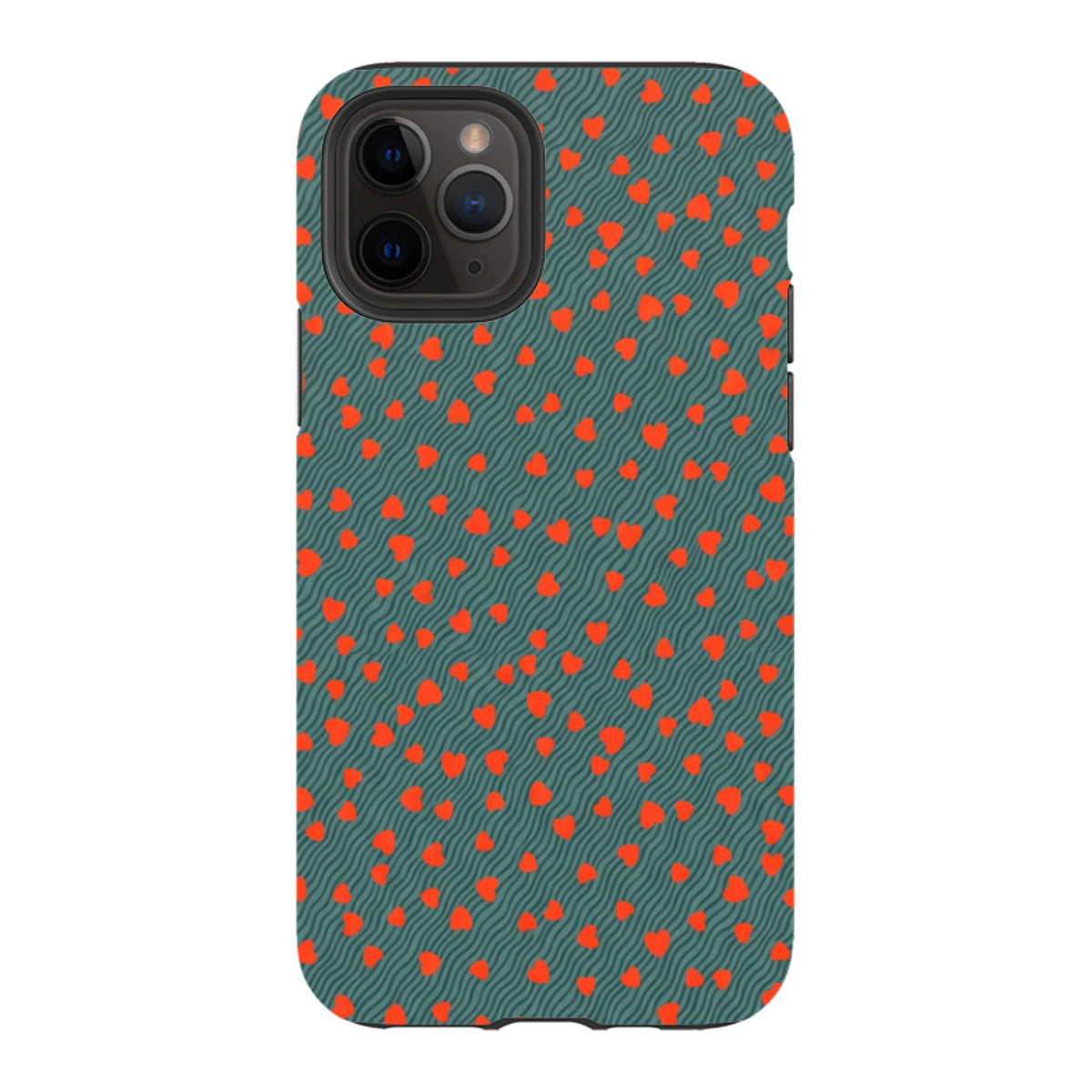 iPhone Tough Case - Rote Herzen