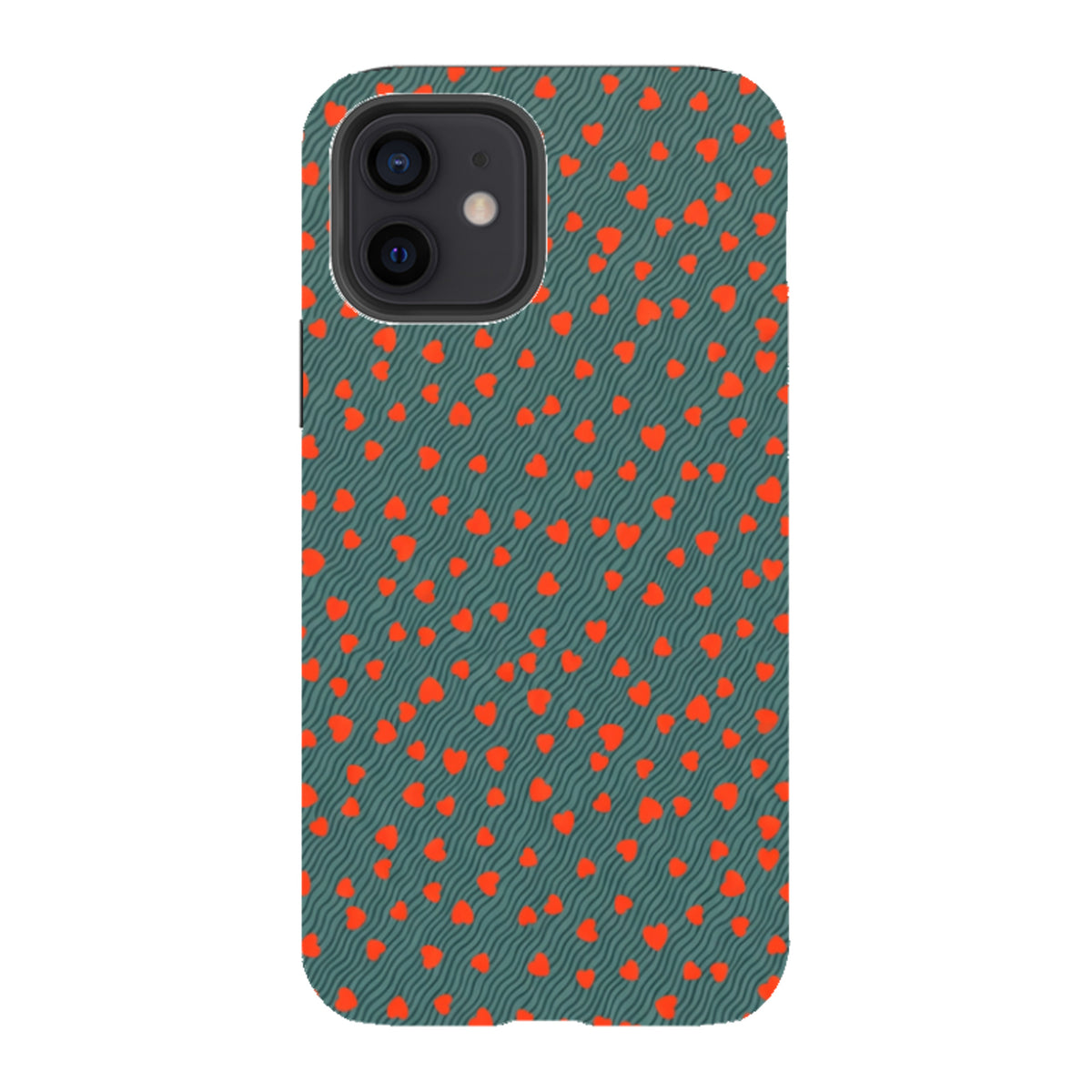iPhone Tough Case - Rote Herzen