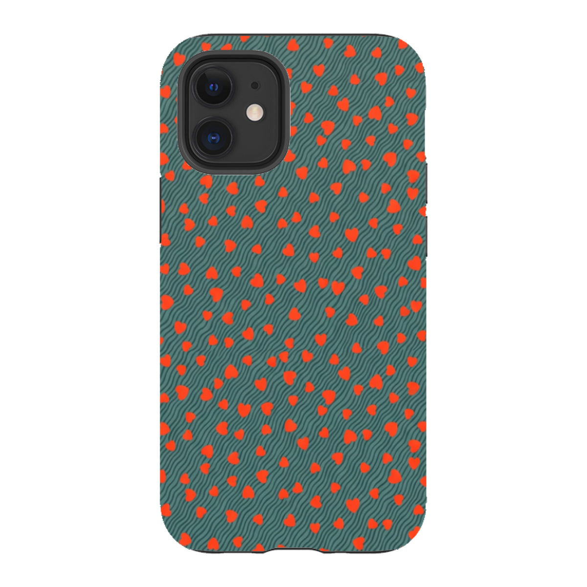 iPhone Tough Case - Rote Herzen