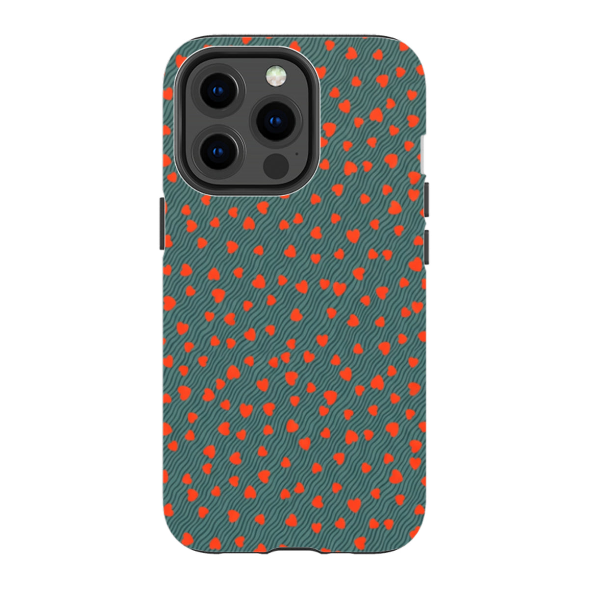 iPhone Tough Case - Rote Herzen
