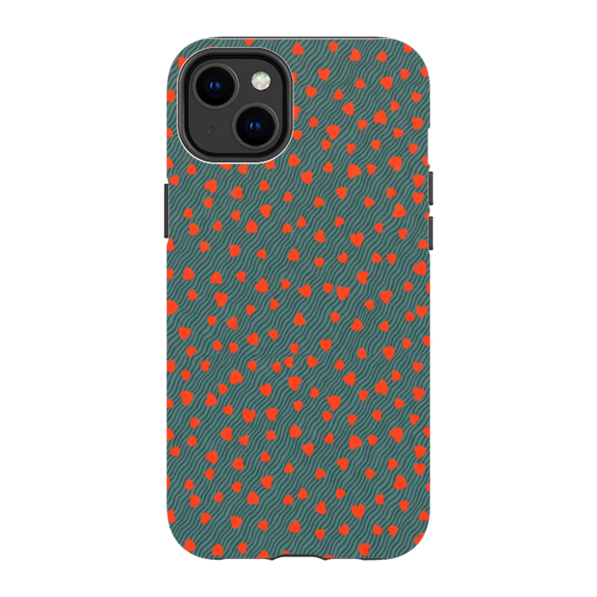 iPhone Tough Case - Rote Herzen