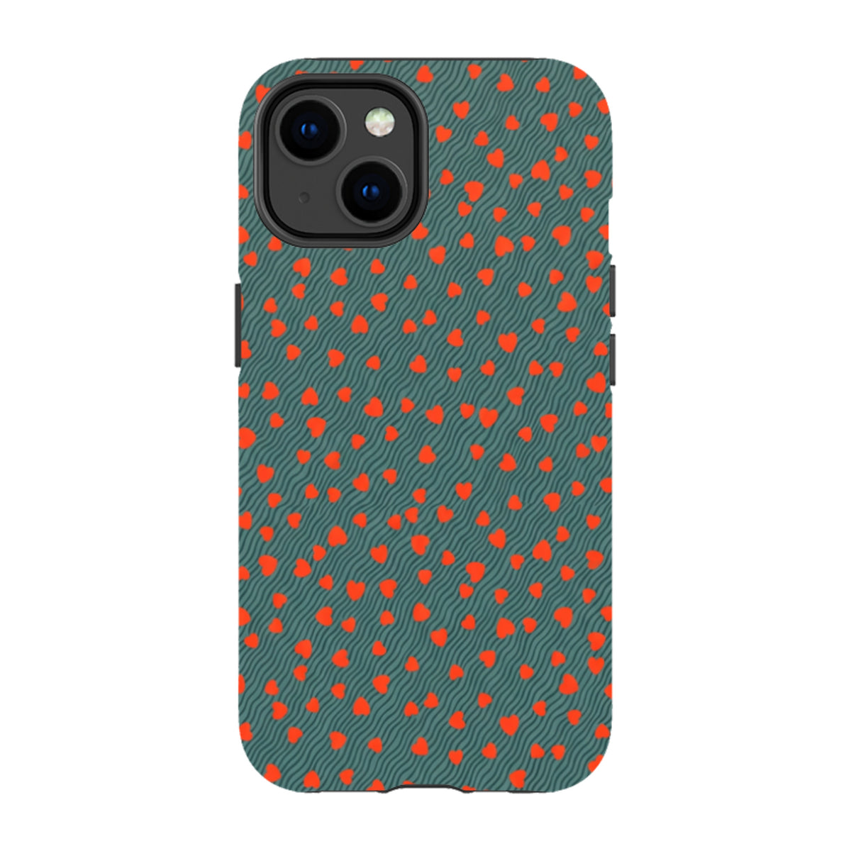 iPhone Tough Case - Rote Herzen