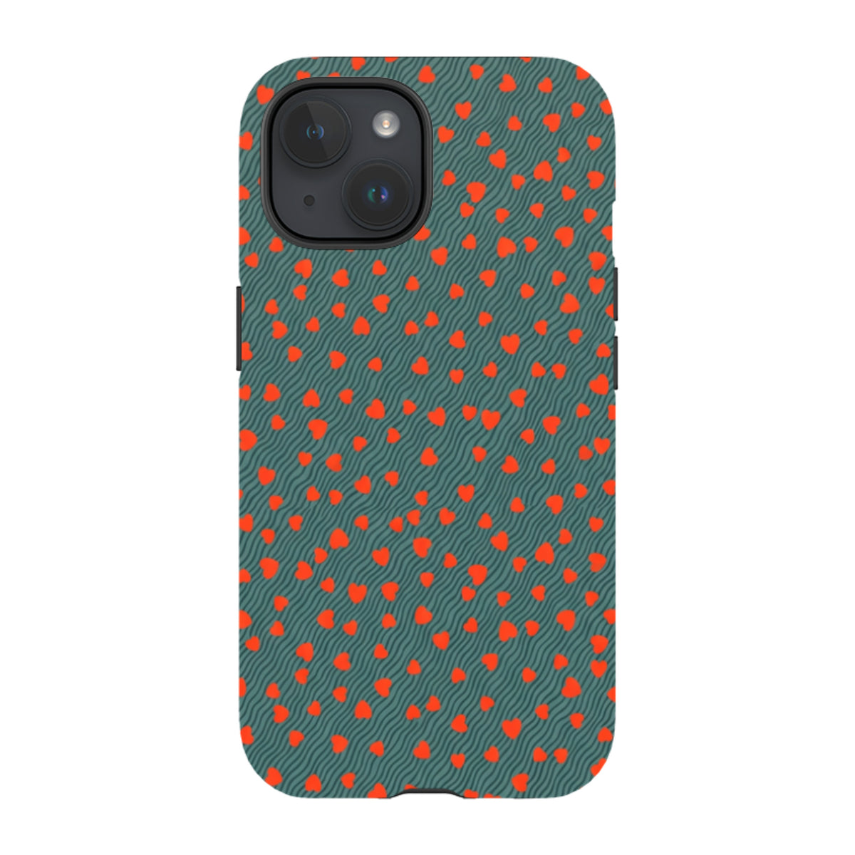 iPhone Tough Case - Rote Herzen