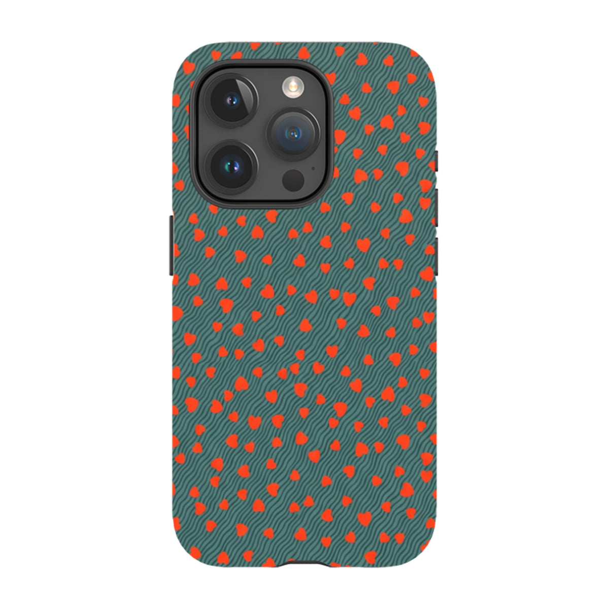 iPhone Tough Case - Rote Herzen