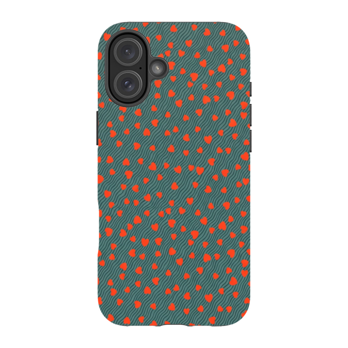 iPhone Tough Case - Rote Herzen