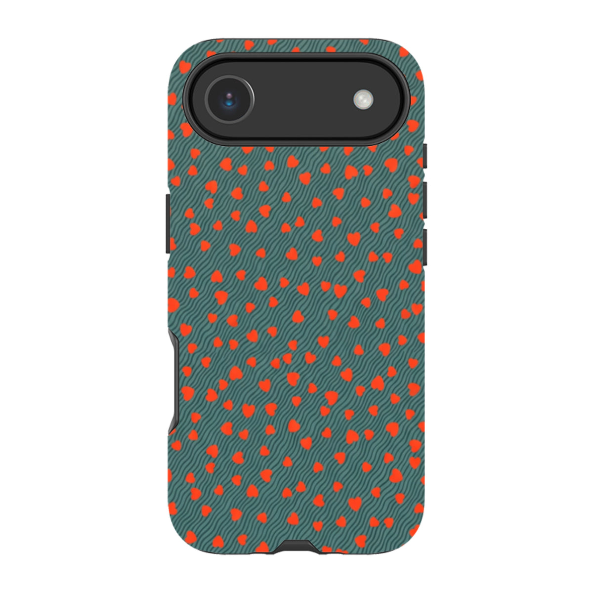 iPhone Tough Case - Rote Herzen