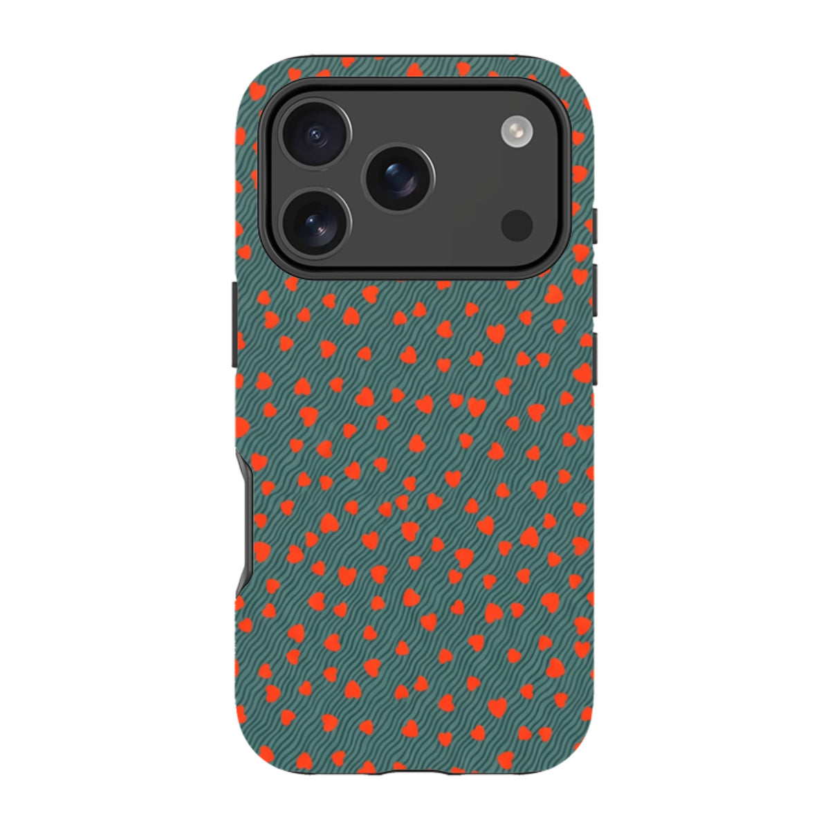 iPhone Tough Case - Rote Herzen