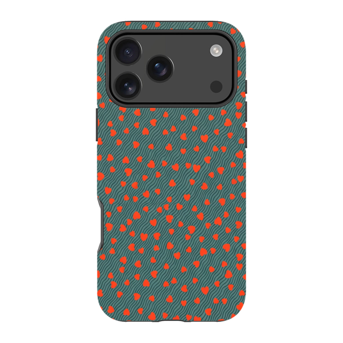 iPhone Tough Case - Rote Herzen