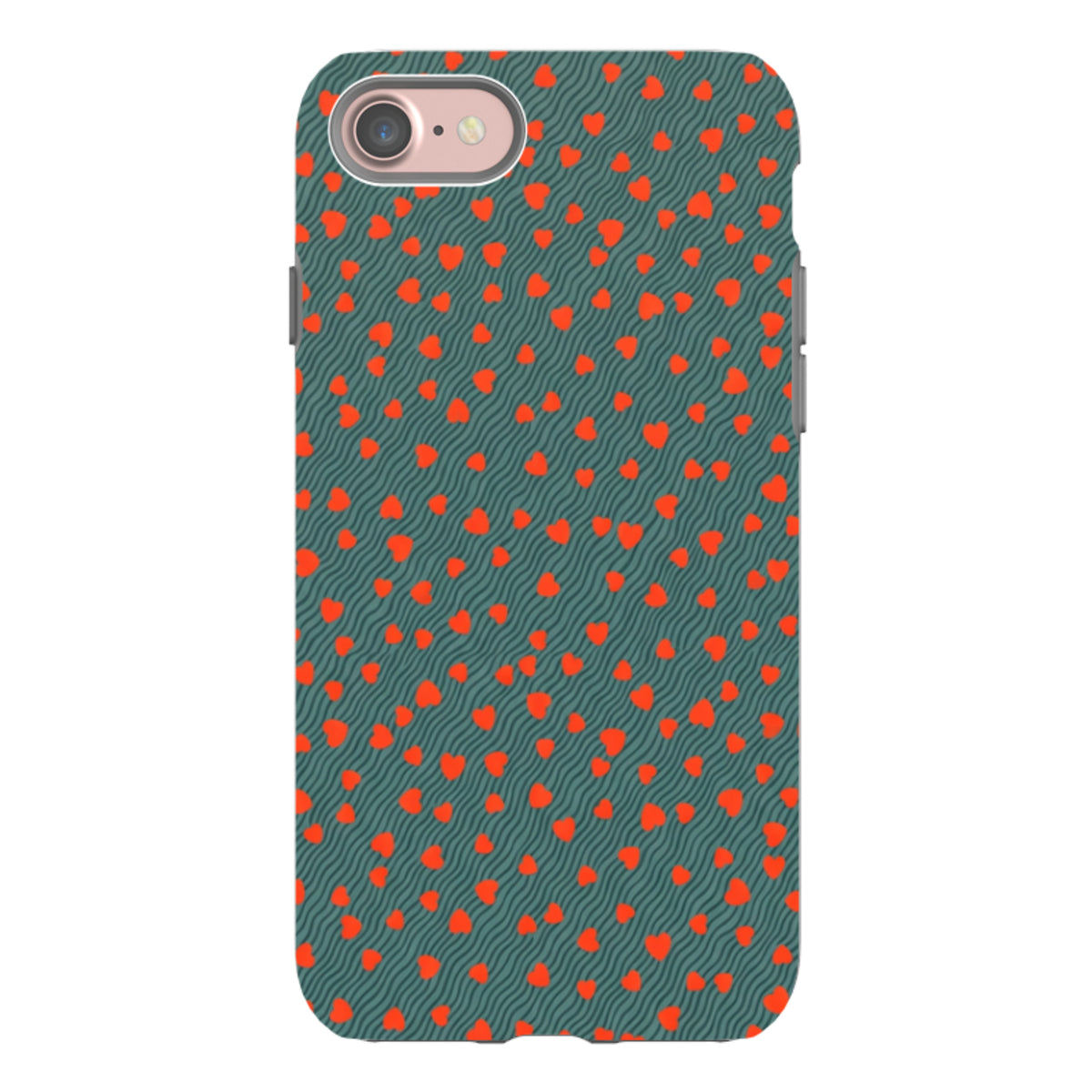 iPhone Tough Case - Rote Herzen