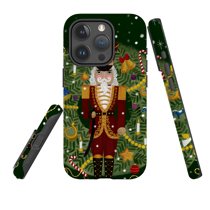 iPhone Tough Case - Red Nutcracker By Bex Parkin