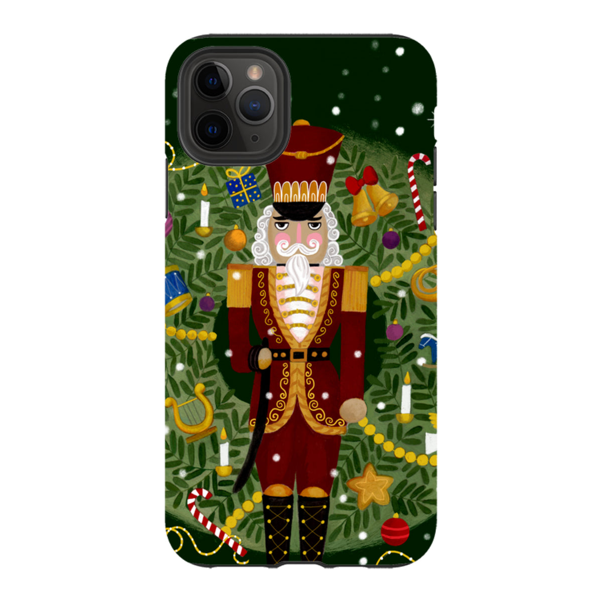 iPhone Tough Case - Red Nutcracker By Bex Parkin