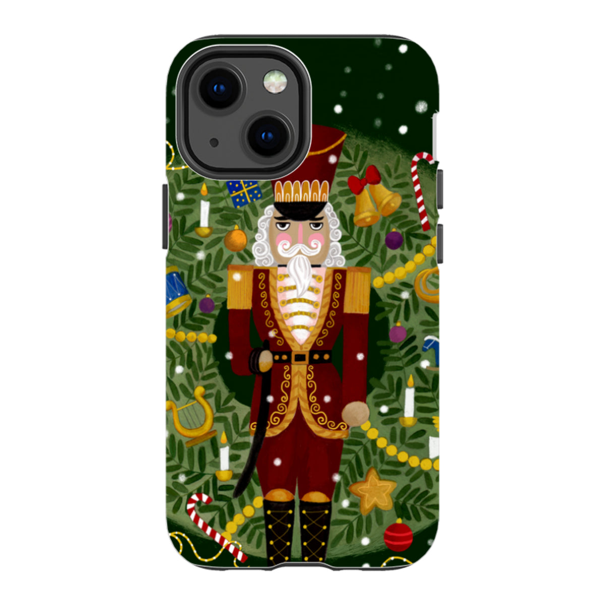 iPhone Tough Case - Red Nutcracker By Bex Parkin