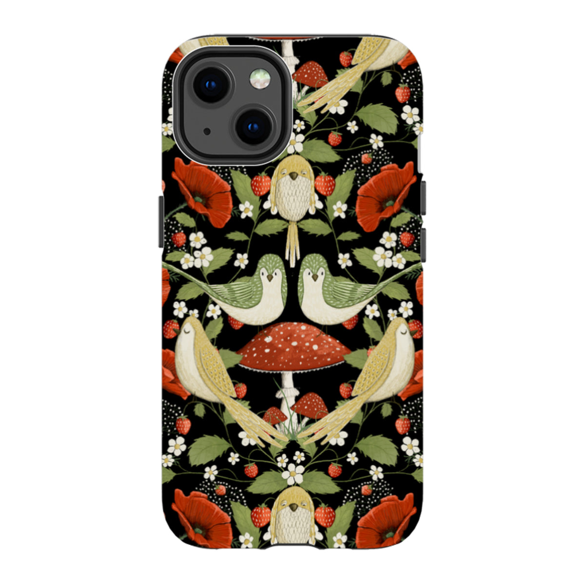 iPhone Tough Case - Red Poppies By Maja Lindberg