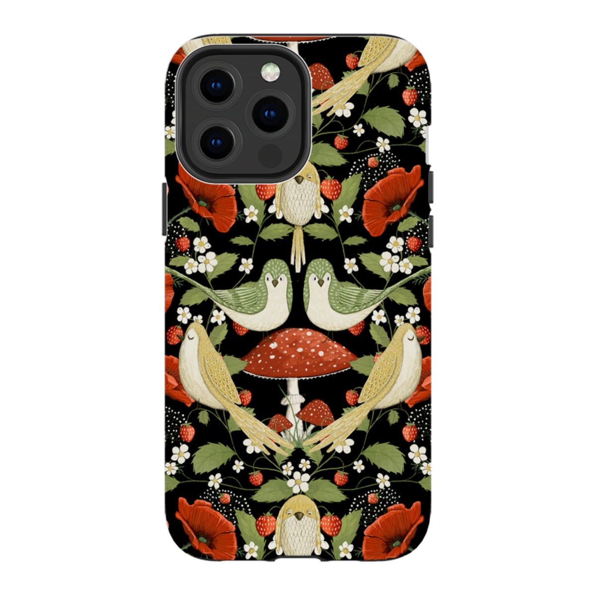 iPhone Tough Case - Red Poppies By Maja Lindberg