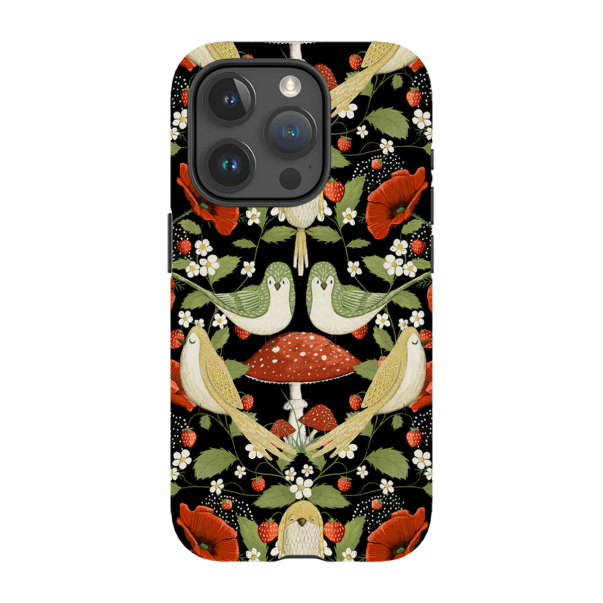iPhone Tough Case - Red Poppies By Maja Lindberg