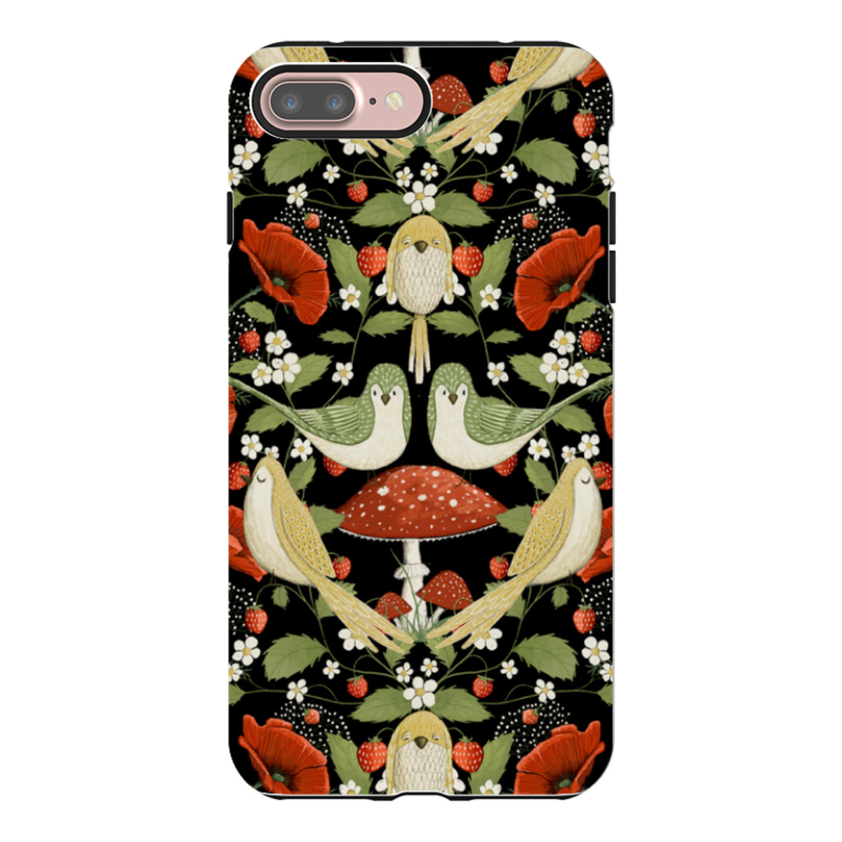 iPhone Tough Case - Red Poppies By Maja Lindberg
