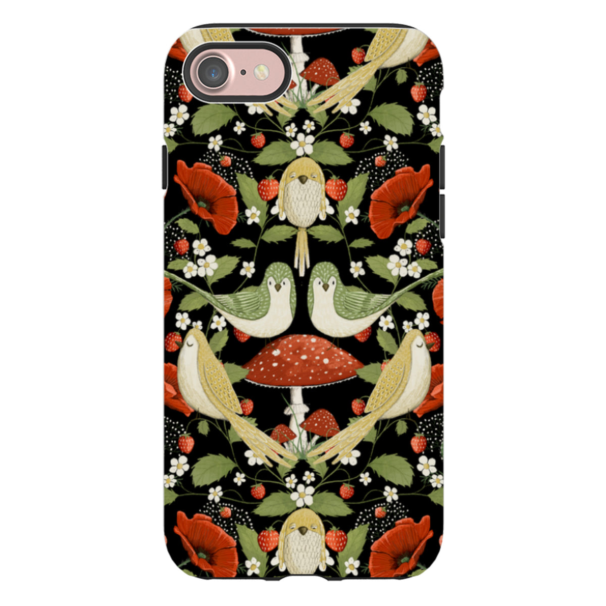 iPhone Tough Case - Red Poppies By Maja Lindberg
