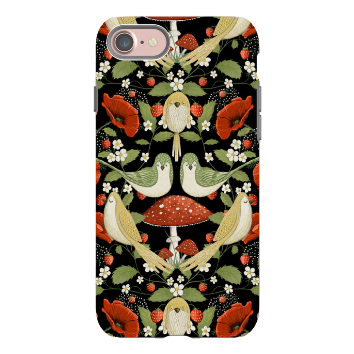 iPhone Tough Case - Red Poppies By Maja Lindberg