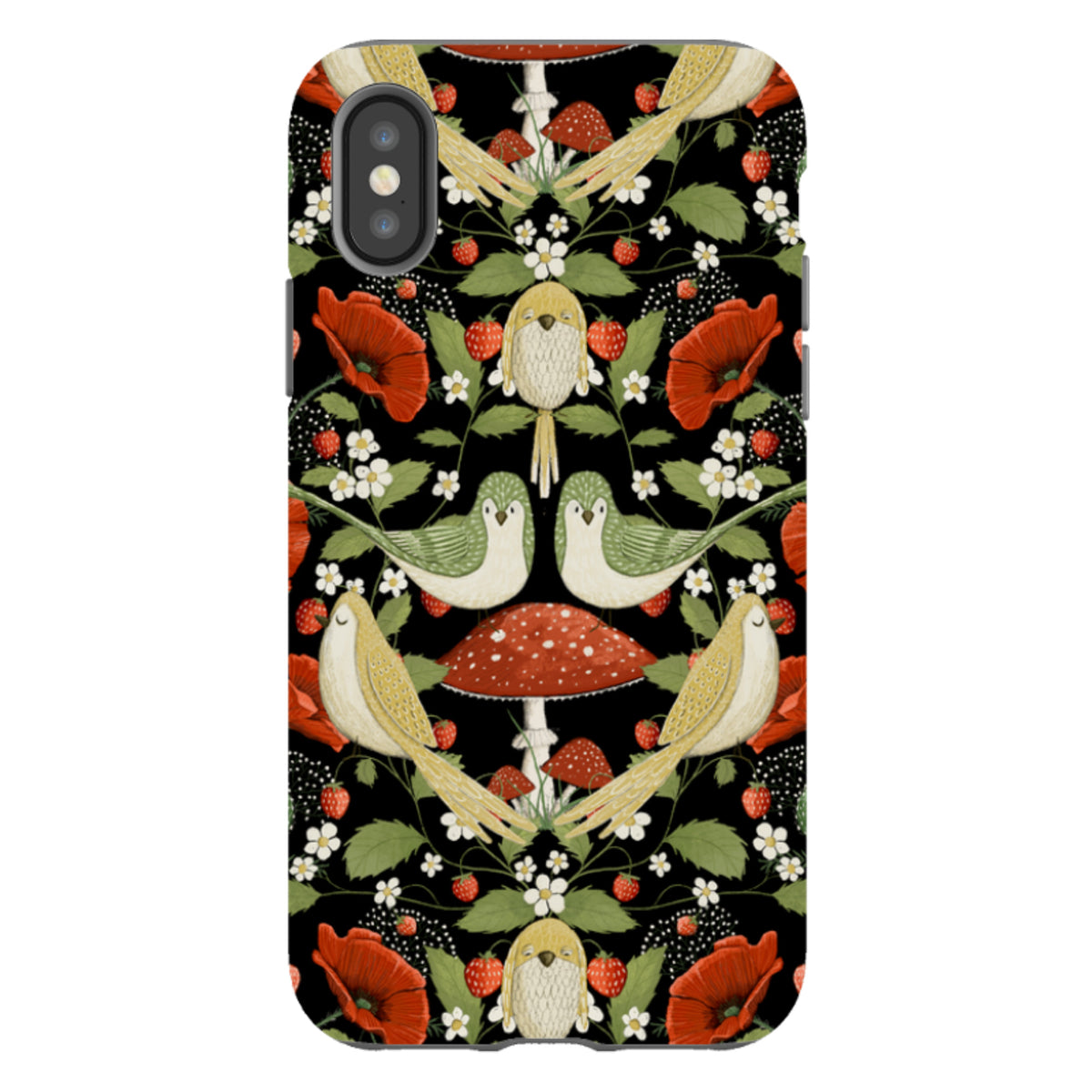 iPhone Tough Case - Red Poppies By Maja Lindberg