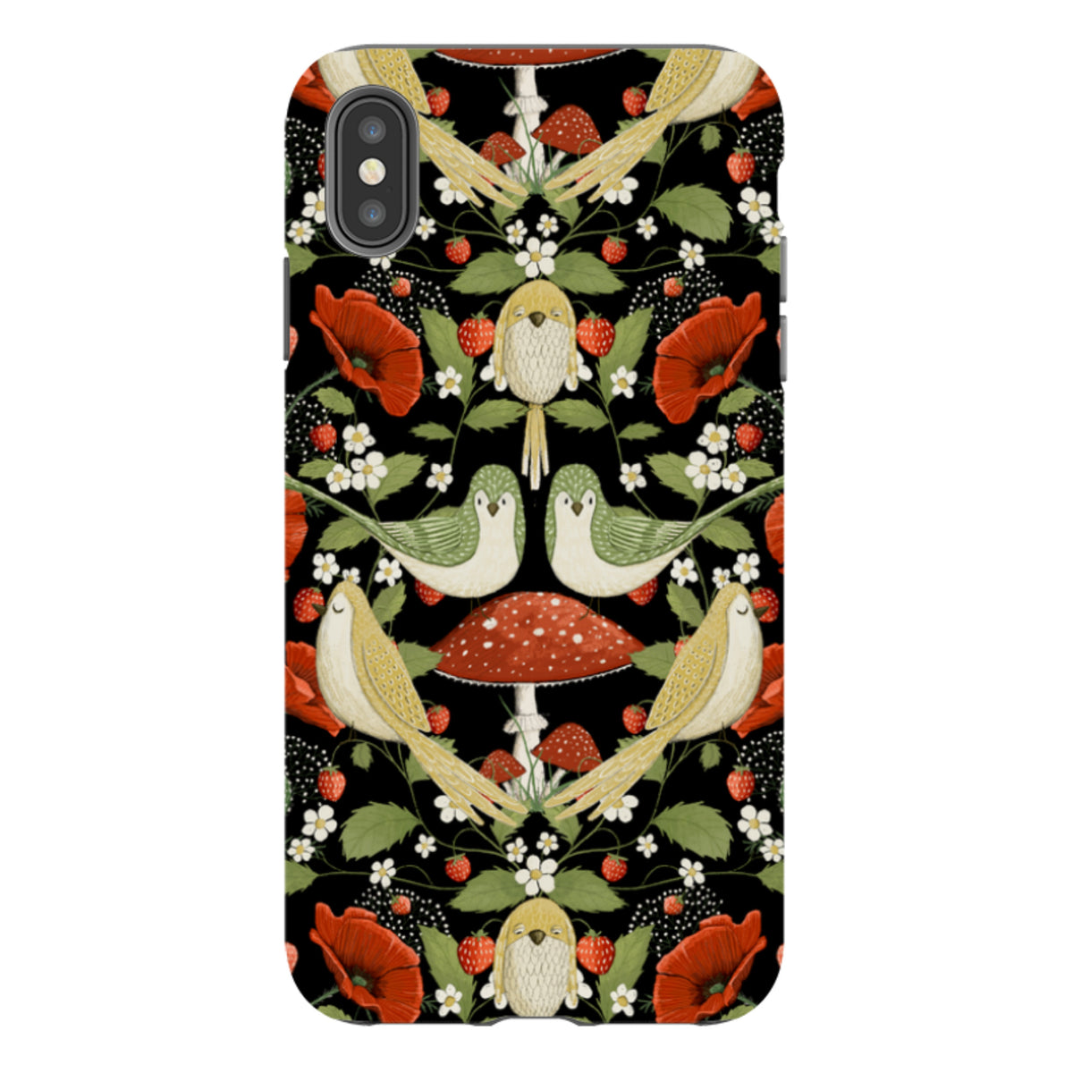 iPhone Tough Case - Red Poppies By Maja Lindberg