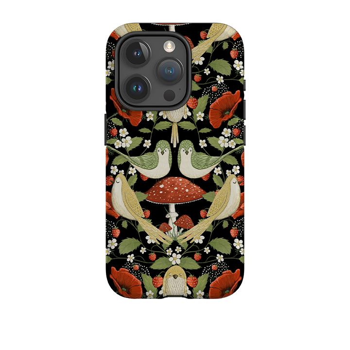 iPhone Tough Case - Red Poppies By Maja Lindberg
