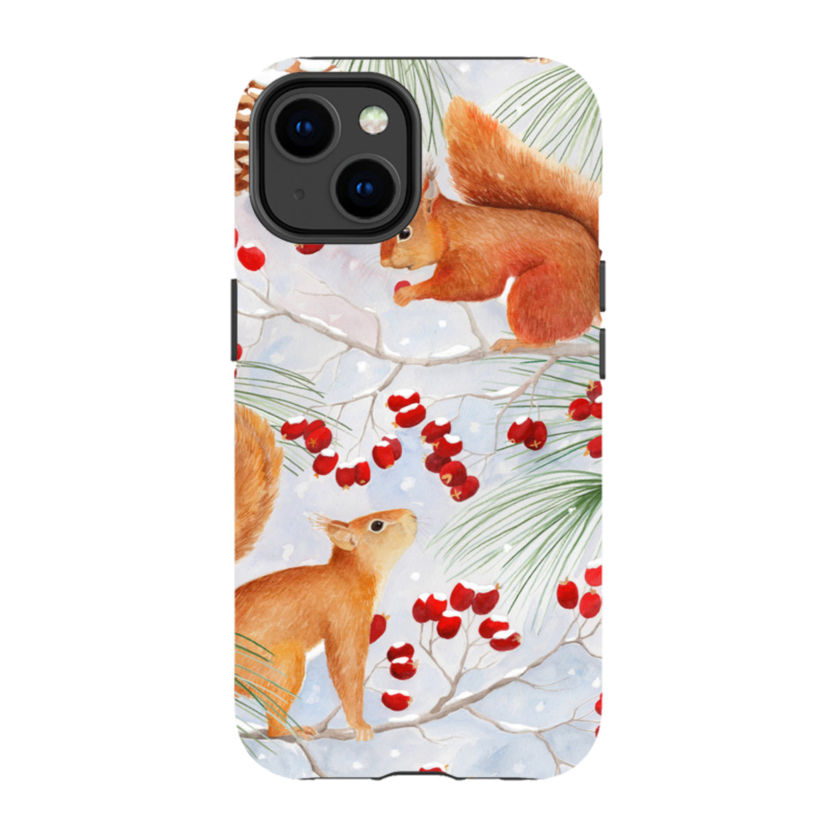 iPhone Tough Case - Red Squirrels By Bex Parkin