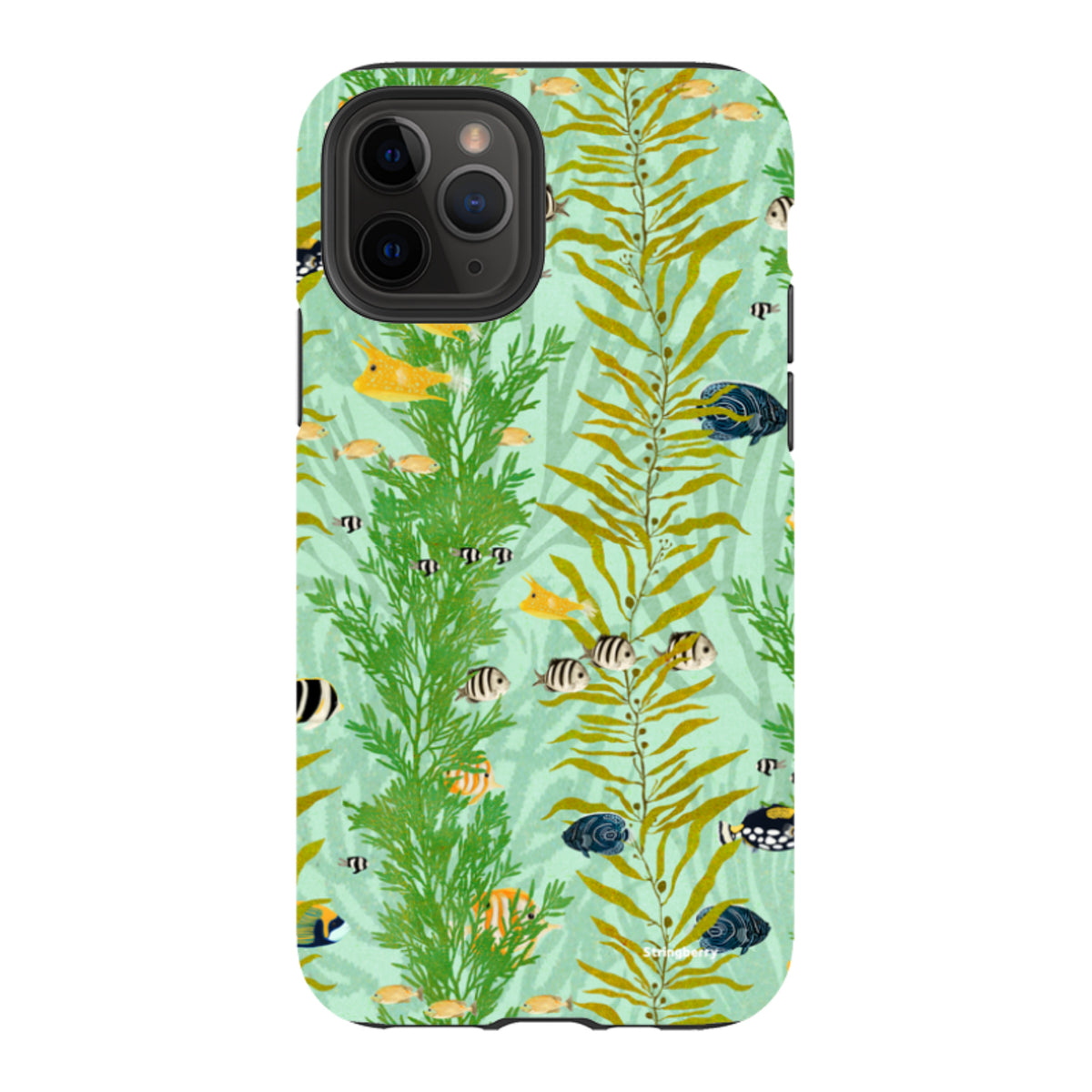 iPhone Tough Case - Reef Stripe By Katherine Quinn