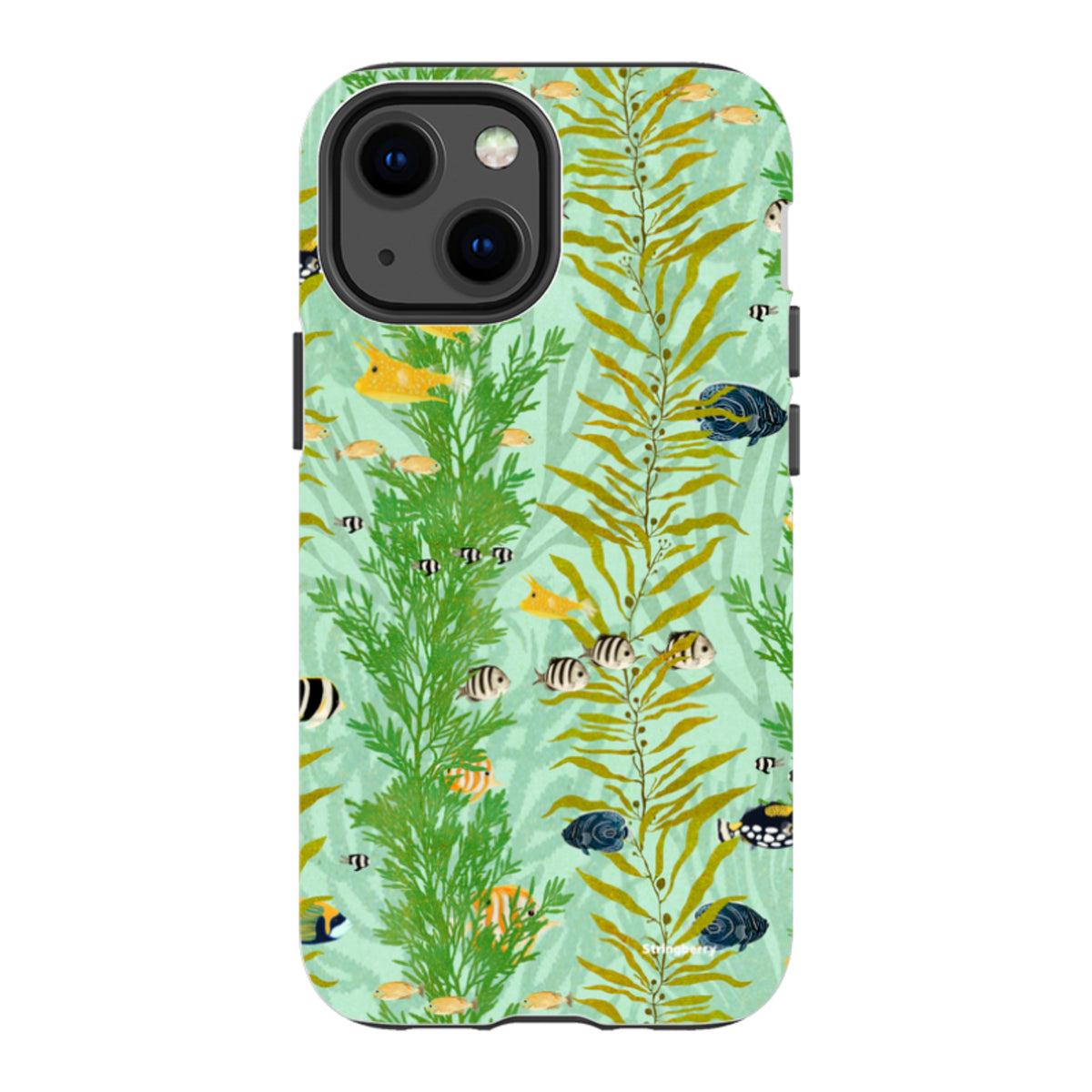 iPhone Tough Case - Reef Stripe By Katherine Quinn