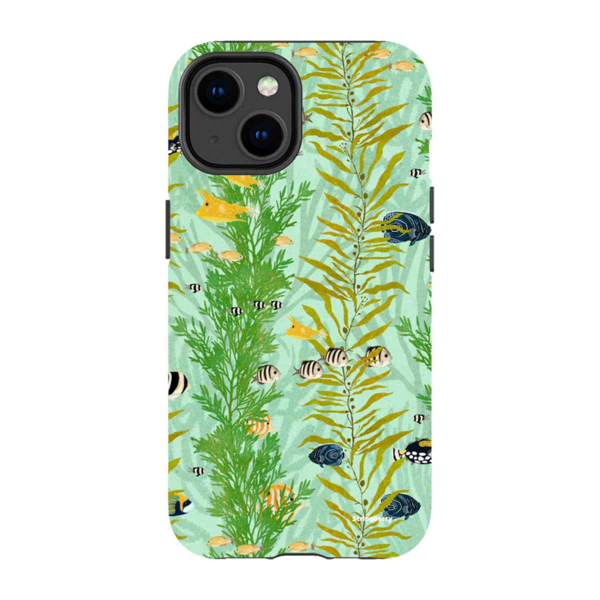 iPhone Tough Case - Reef Stripe By Katherine Quinn