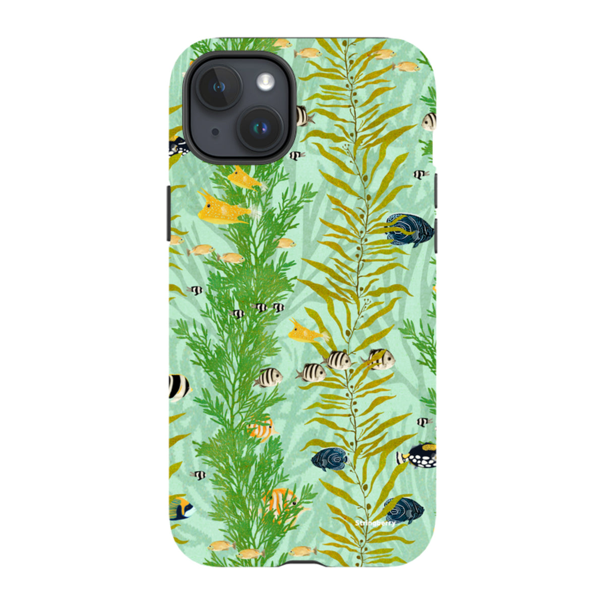 iPhone Tough Case - Reef Stripe By Katherine Quinn