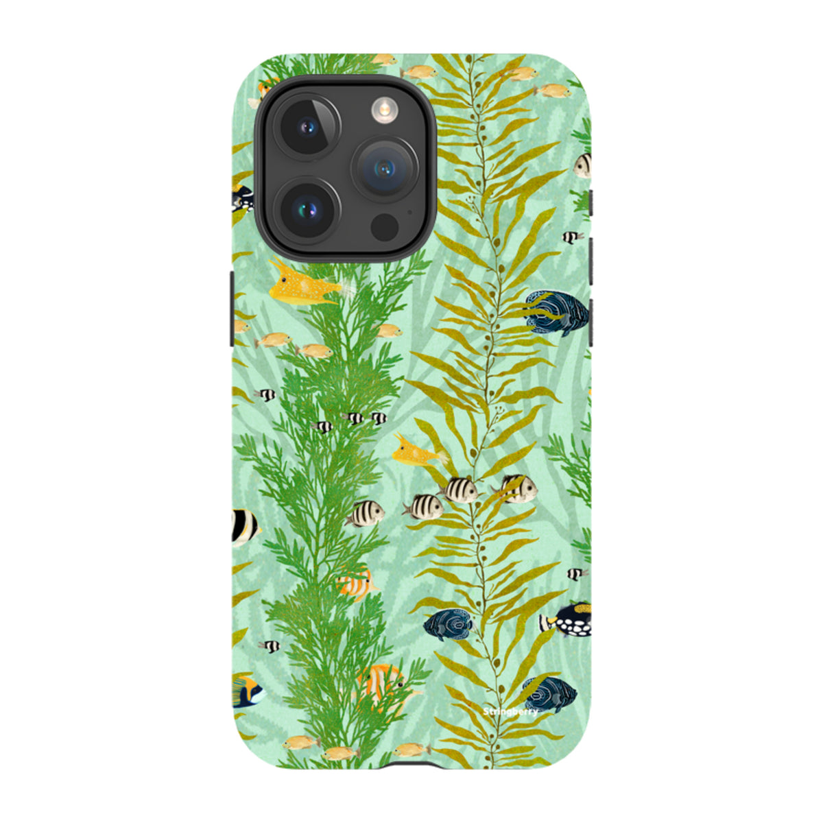 iPhone Tough Case - Reef Stripe By Katherine Quinn