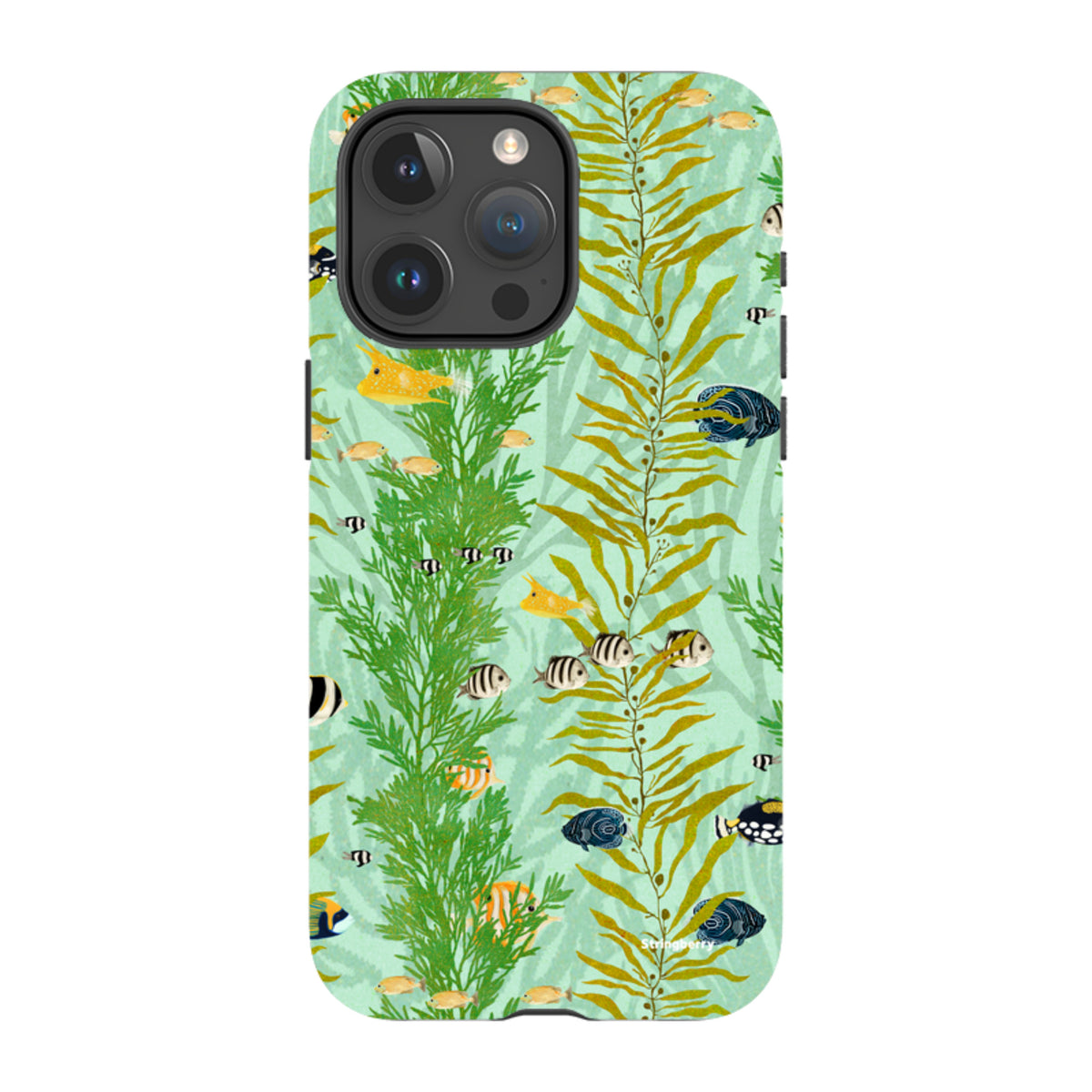 iPhone Tough Case - Reef Stripe By Katherine Quinn