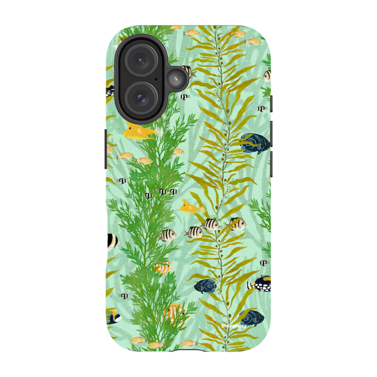 iPhone Tough Case - Reef Stripe By Katherine Quinn