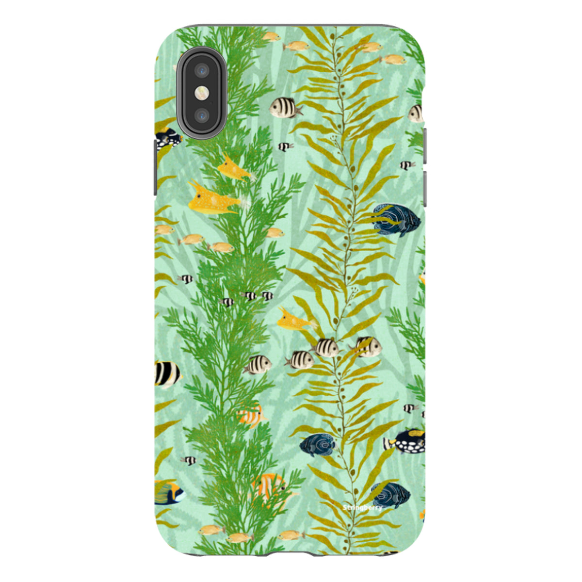 iPhone Tough Case - Reef Stripe By Katherine Quinn