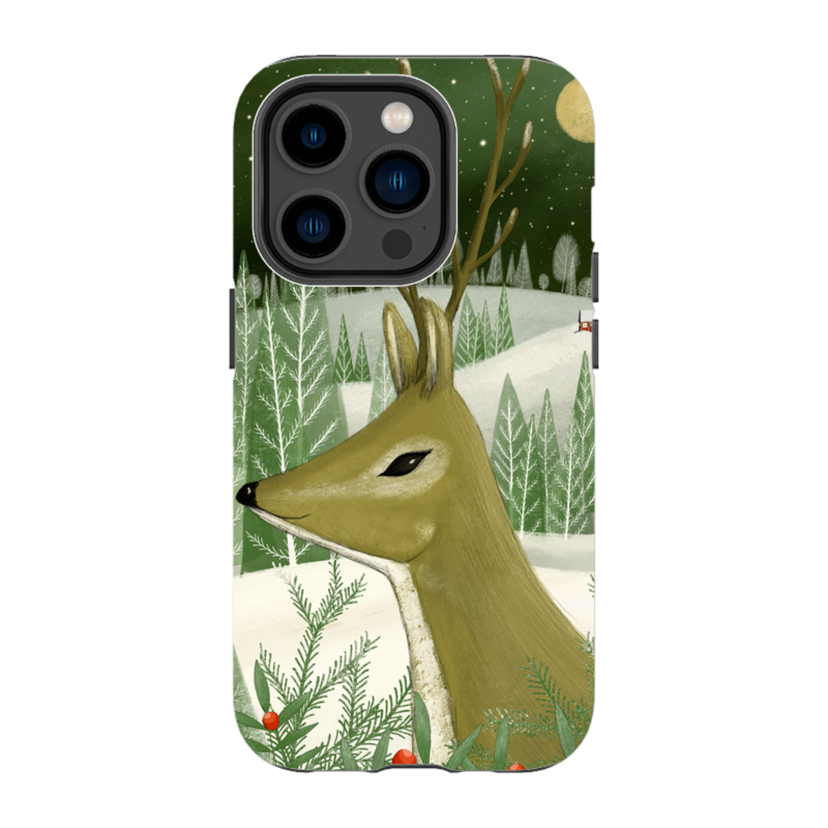 iPhone Tough Case - Reindeer By Maja Lindberg