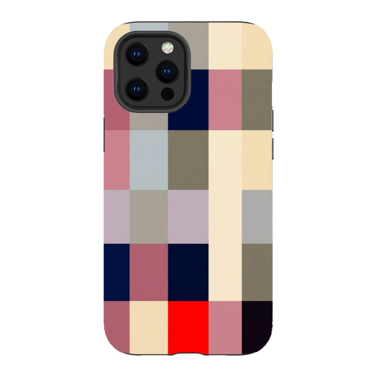 iPhone Tough Case - Retro Plaid