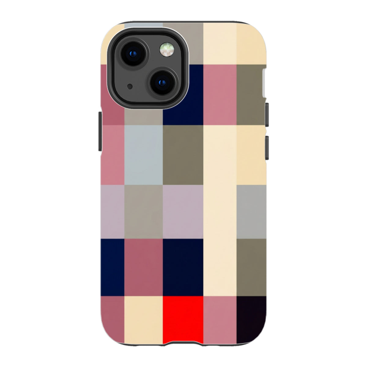 iPhone Tough Case - Retro Plaid