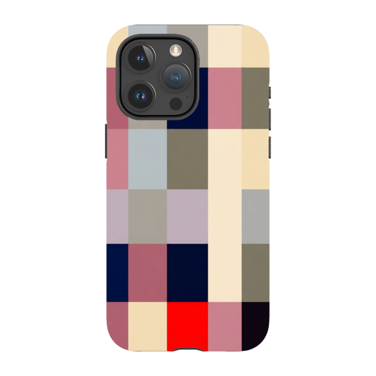 iPhone Tough Case - Retro Plaid