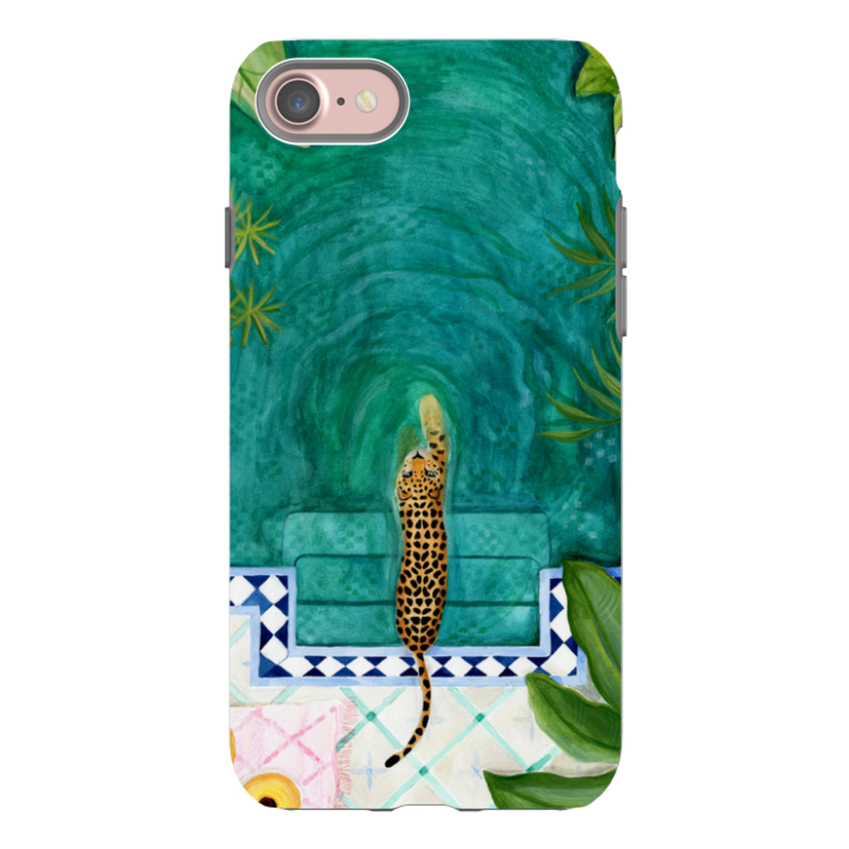 iPhone Tough Case - Riad Tiger By Bex Parkin