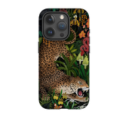 iPhone Tough Case - Roaring Leopard By Bex Parkin