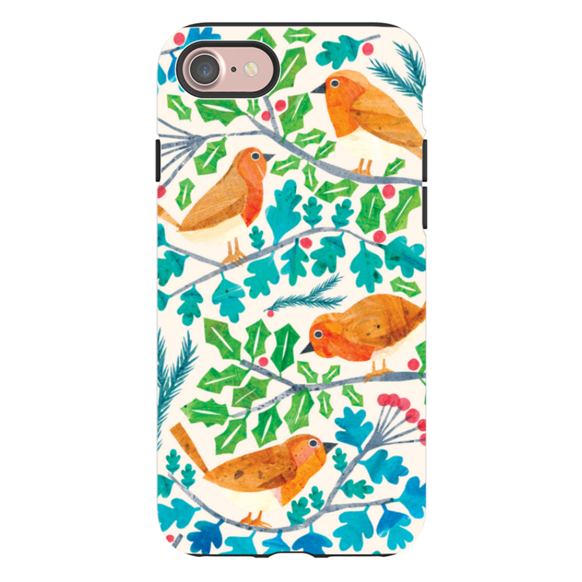 iPhone Tough Case - Robins By Tracey English