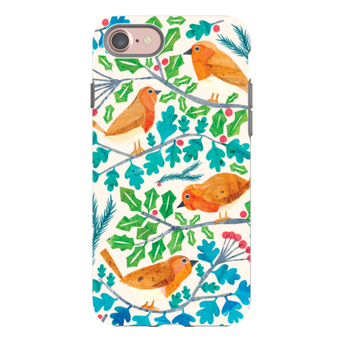 iPhone Tough Case - Robins By Tracey English