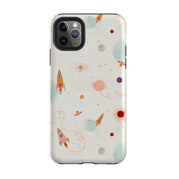 iPhone Tough Case - Rockets Cream By Katherine Quinn