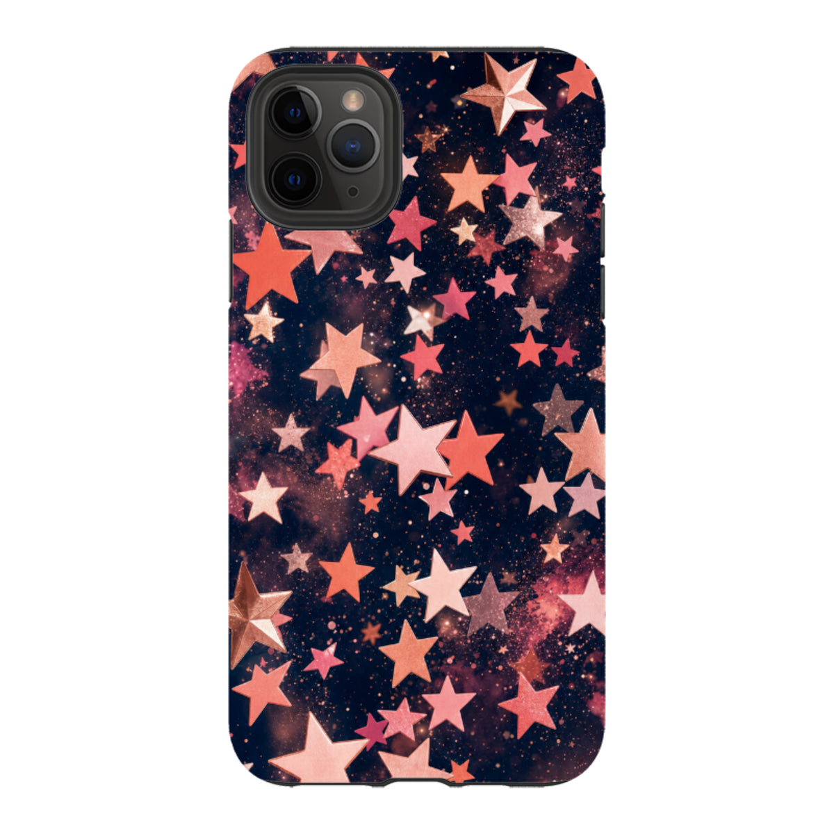 iPhone Schutzhülle - Rose Gold Galaxy Star