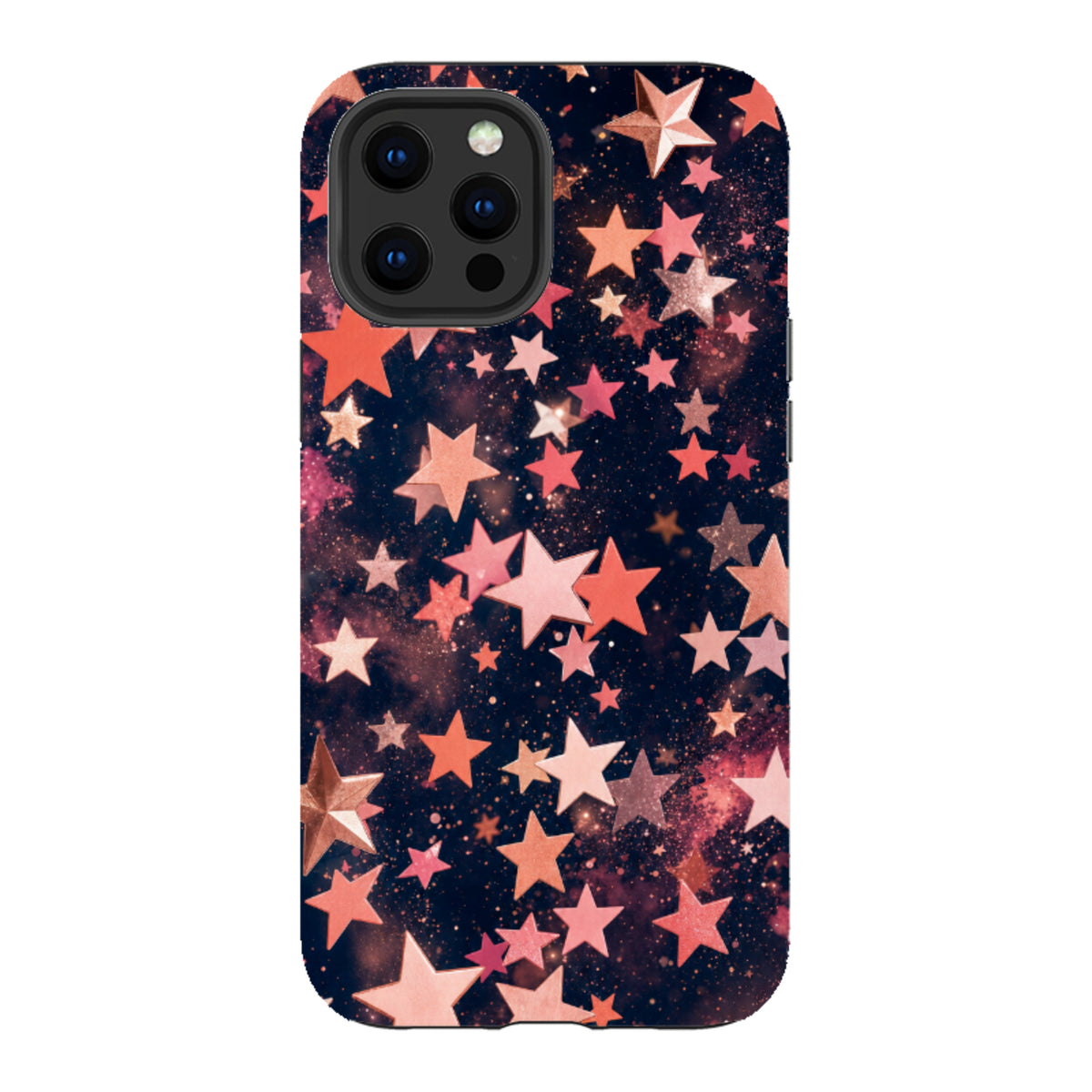 iPhone Schutzhülle - Rose Gold Galaxy Star
