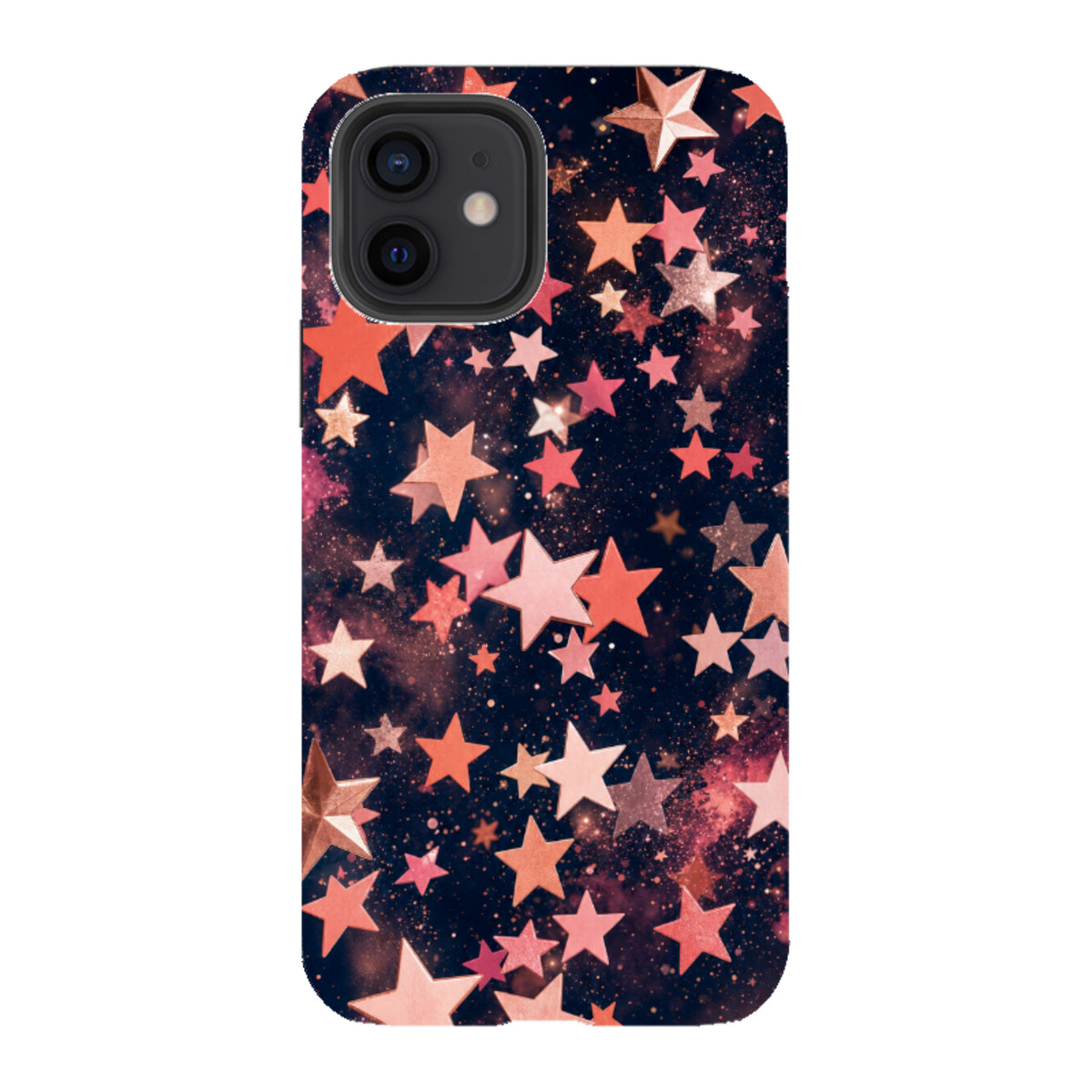 iPhone Schutzhülle - Rose Gold Galaxy Star