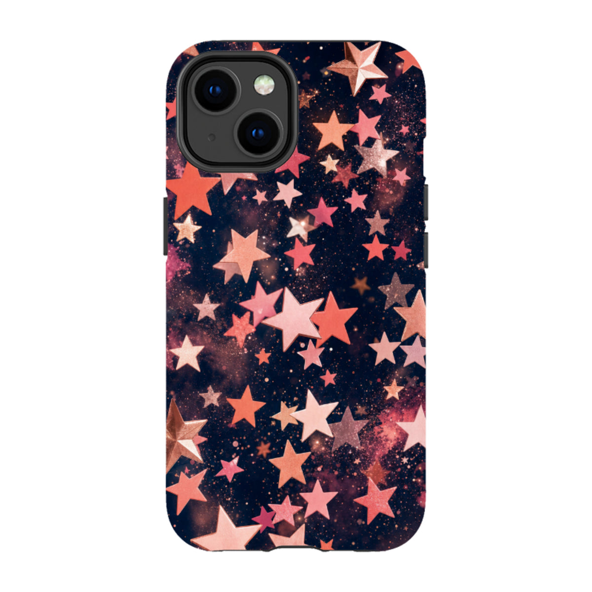 iPhone Schutzhülle - Rose Gold Galaxy Star