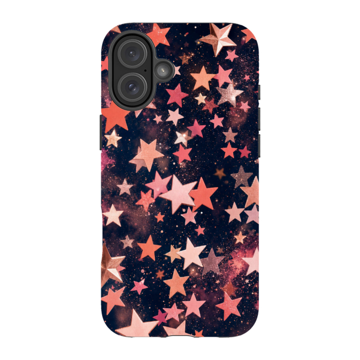 iPhone Schutzhülle - Rose Gold Galaxy Star